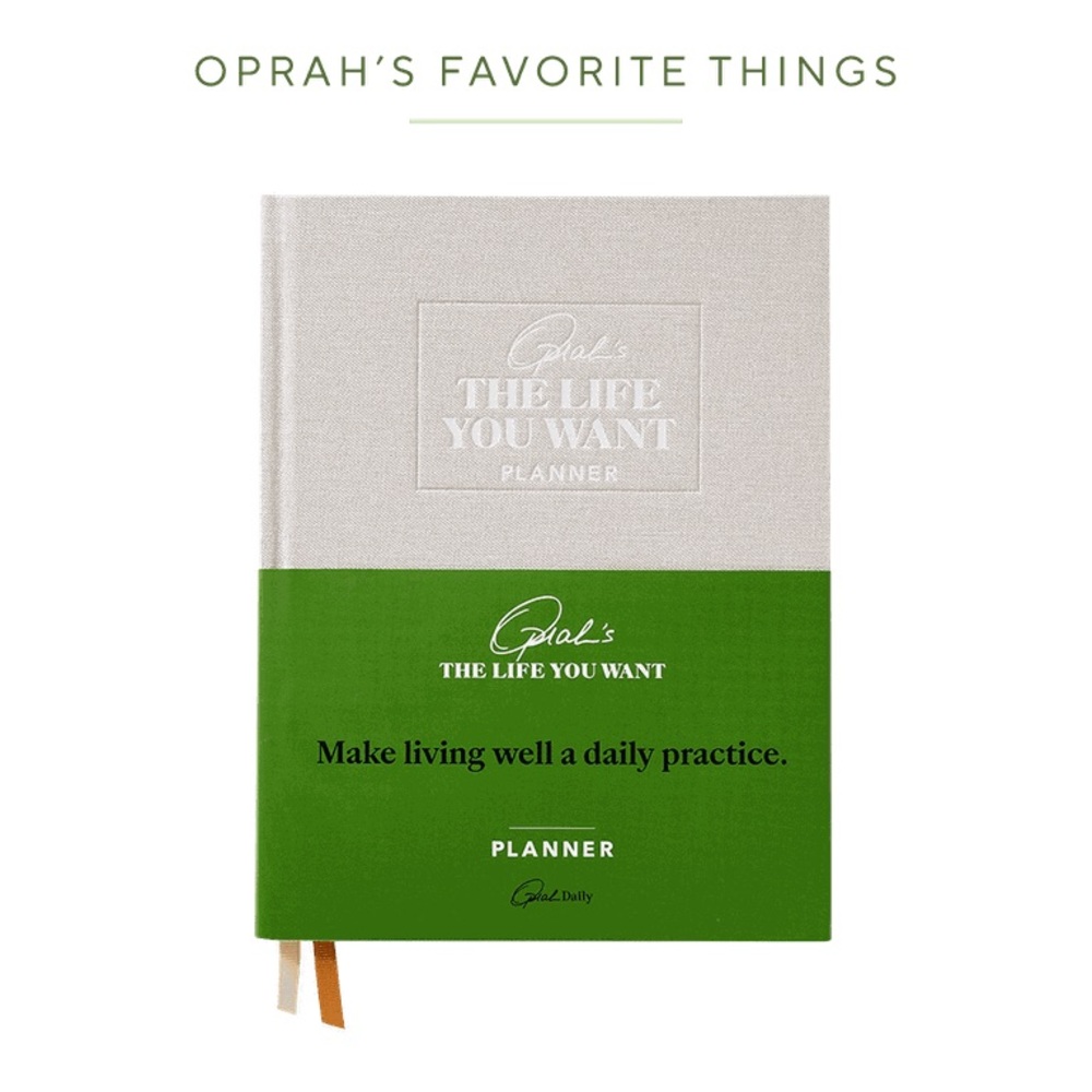 NWT OPRAH'S "The Life You Want" Planner